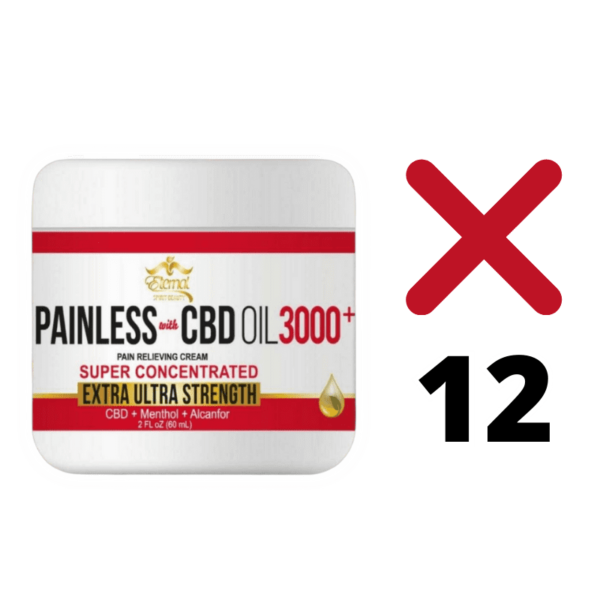special package - 12 packs of painless 3000